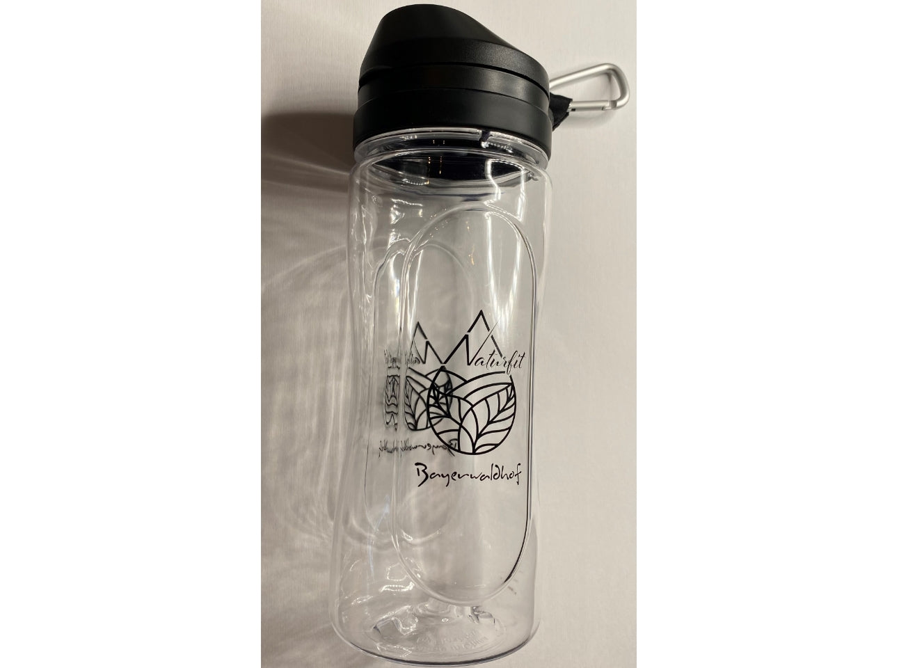 Naturfit Bayerwaldhof Trinkflasche mit Karabiner 500 ml