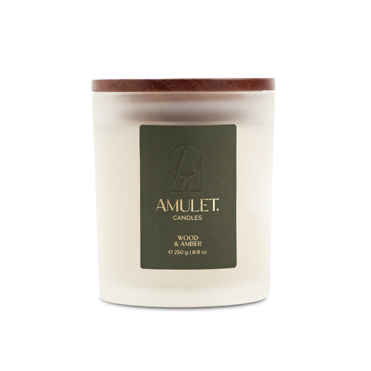 Amulet Candle Wood & Amber