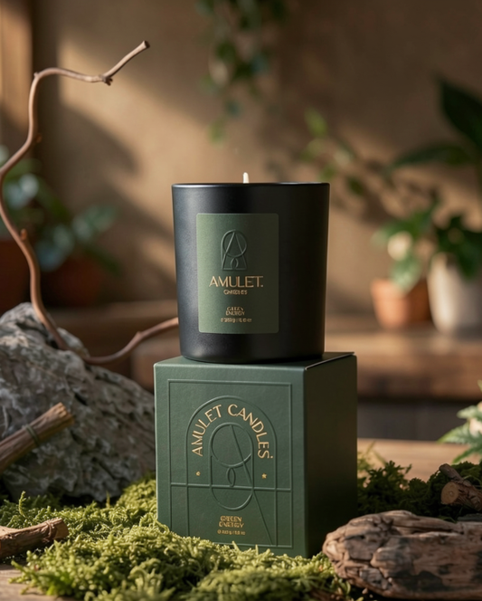Amulet Candle Green Energy