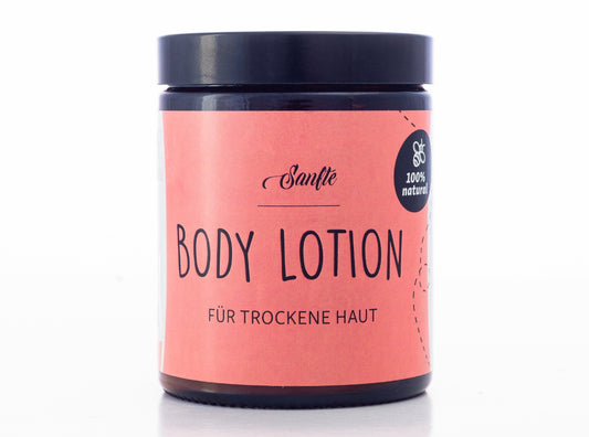 Sanfte Body Lotion für trockene Haut