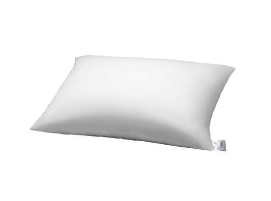 Premium Spezial Daunen Kopfkissen inklusive Antiallergie Bezug, Größe 80cm x 80cm